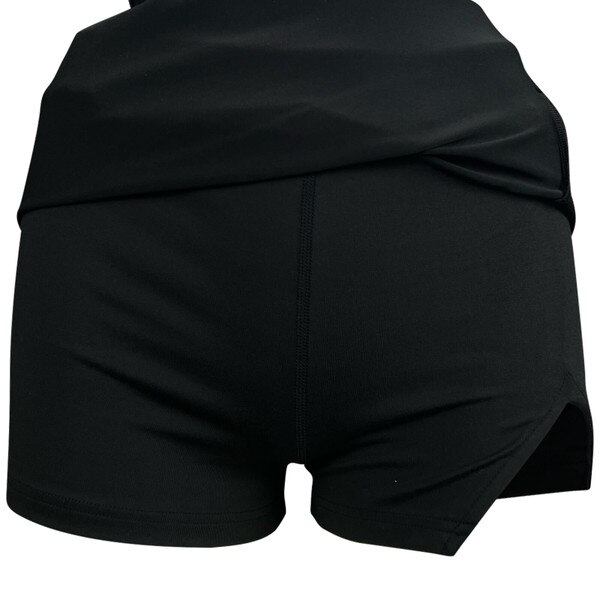ZooZatz Women's I-State Black V-Notch Skort